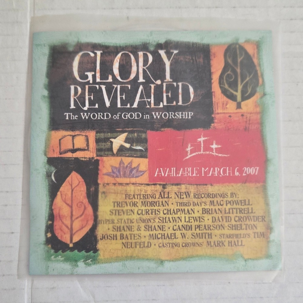 Glory Revealed CD 2006 Promo Advanced Copy Worship Mac Powell Casting Crowns
